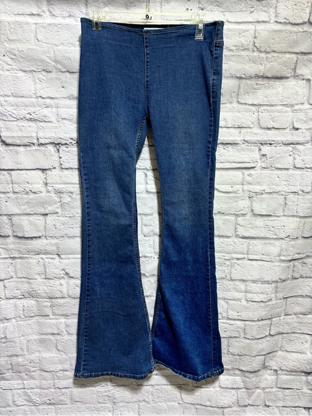 Newbury Kustom Dark Blue Flare Jeans